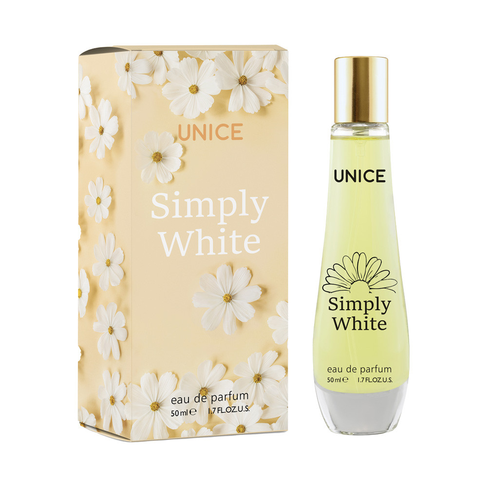 Жіноча парфумована вода UNICE Simply White, 50 мл