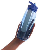 Пляшка для води спортивна з контейнером для льоду 750 мл FI-6436, Синій