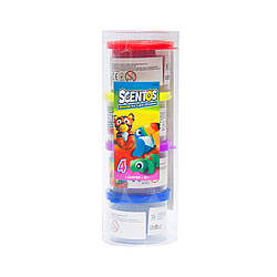 Набір ароматичної маси для ліпки - ЕНЕРГІЯ ФРУКТІВ (4 баночки * 28 г, тубусі)