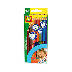 Набір - ЦВЕТНИХ КАРАНДАШЕЙ (12 кольорів)