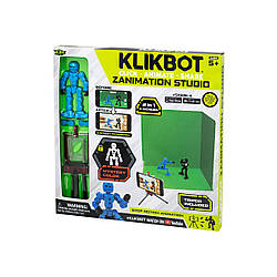 Ігровий набір для анімації KLIKBOT S1 - СТУДІЯ Z-SCREN (2 екскл. фіг., сцена)