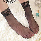 Шкарпетки жіночі капронові сітка Nanhai чорні ПК-2717, фото 4