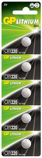 Батарейки GP CR 1220 3V Lithium