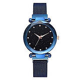 Жіночі годинники Starry Sky Watch на магнітній застібці Синій, фото 3
