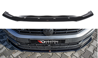 Спліттер VW Passat B8 R-Line (14-19) елерон тюнінг обвіс (V1)