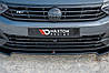 Спліттер VW Passat B8 R-Line (14-19) елерон тюнінг обвіс (V2), фото 6