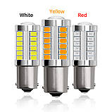 LED лампочка 1156 /BA15S/ P21W , задній хід, повороти, стопи, 1шт, фото 6