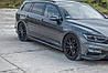 Пороги VW Passat B8 R-Line (14-19) елерон тюнінг обвіс, фото 6