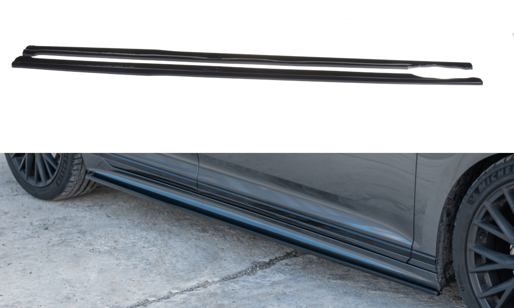 Пороги VW Passat B8 R-Line (14-19) елерон тюнінг обвіс