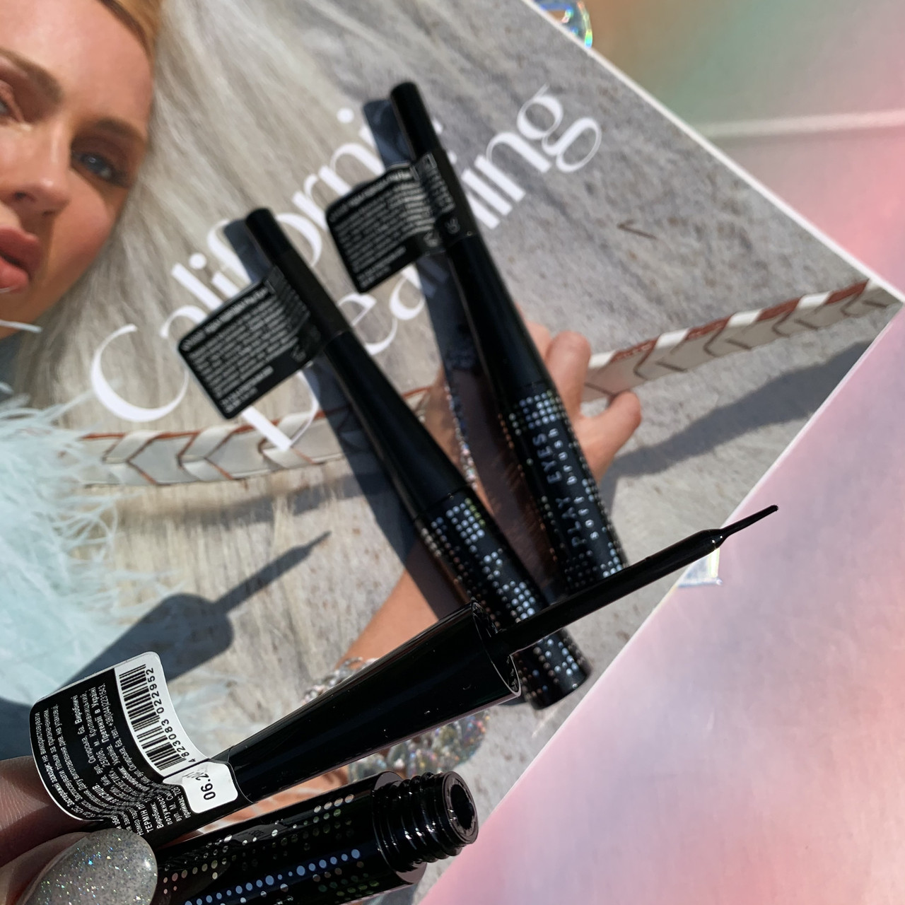 Підводка для очей PLAY EYES soft brush (м'ягка кісточка) Colour INTENSE