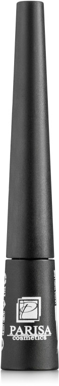 Рідка підводка для очей з пензликом чорна Parisa Cosmetics Liquid Eyeliner Matte