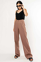 Прямі широкі лляні штани в підлогу Sher len (42–52р) в кольорах, фото 9