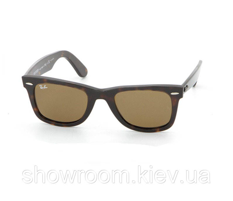 Чоловічі сонцезахисні окуляри в стилі RAY BAN Wayfarer 2140-902/57 LUX