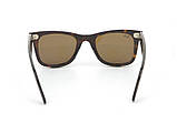 Чоловічі сонцезахисні окуляри в стилі RAY BAN Wayfarer 2140-902/57 LUX, фото 4