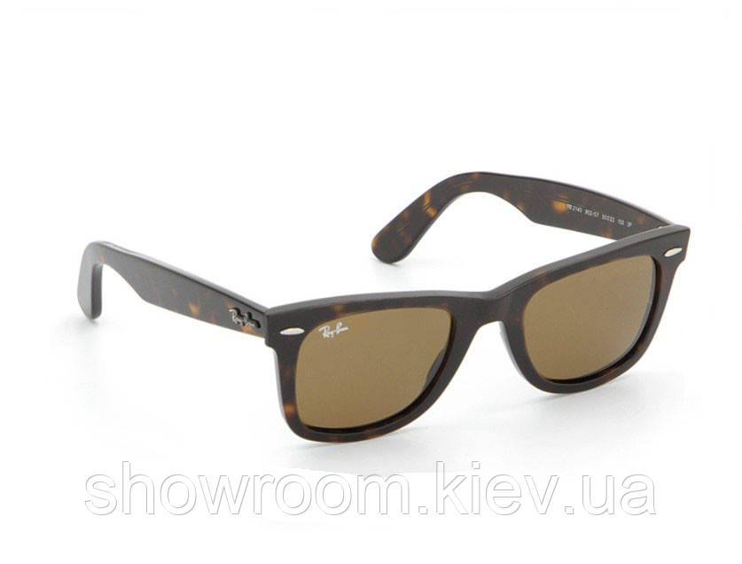 Жіночі сонцезахисні окуляри в стилі RAY BAN Wayfarer 2140-902/57 LUX