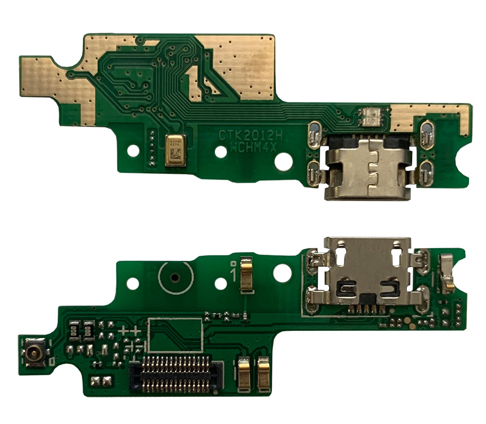 Нижня плата Xiaomi Redmi 4X з конектором заряджання + мікрофон, фото 1