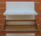 Торгові хлібні стелажі «Віко» 230х100 см., на 4 полиці, білі, Б/у, фото 6