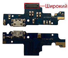 Нижня плата Xiaomi Redmi Note 4X (з широким конектором) + роз'ємом зарядки та мікрофоном