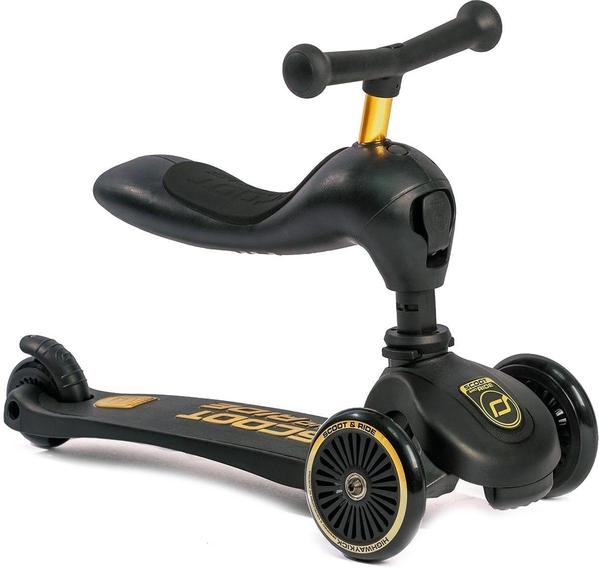 Scoot&Ride Highwaykick1 самокат Black & Gold