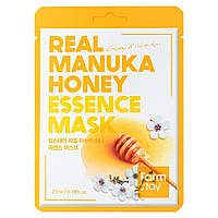 Питательная тканевая маска для лица с медом манука FarmStay Real Manuka Honey Essence Mask 23 мл