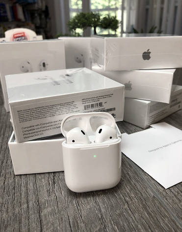 Бездротові Навушники  Air Pods 2 IPhone Люкс якість, фото 2