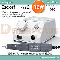 Saeyang Marathon Escort III ver2 New - мікромотор зуботехнічний з наконечником H37L1 35000 об/хв