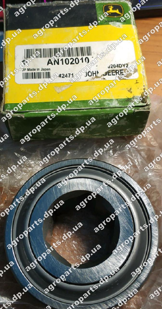 Підшипник AN102010 John Deere BALL BEARING HEX BORE запчастини an102010