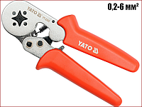 Обжимка для опрессовки втулочных (трубчатых, гильзовых) наконечников от 0,2 до 6 мм² Yato YT-2305