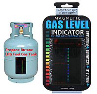 Наклейка магнитный датчик индикатор уровня газа в баллоне ГБО
