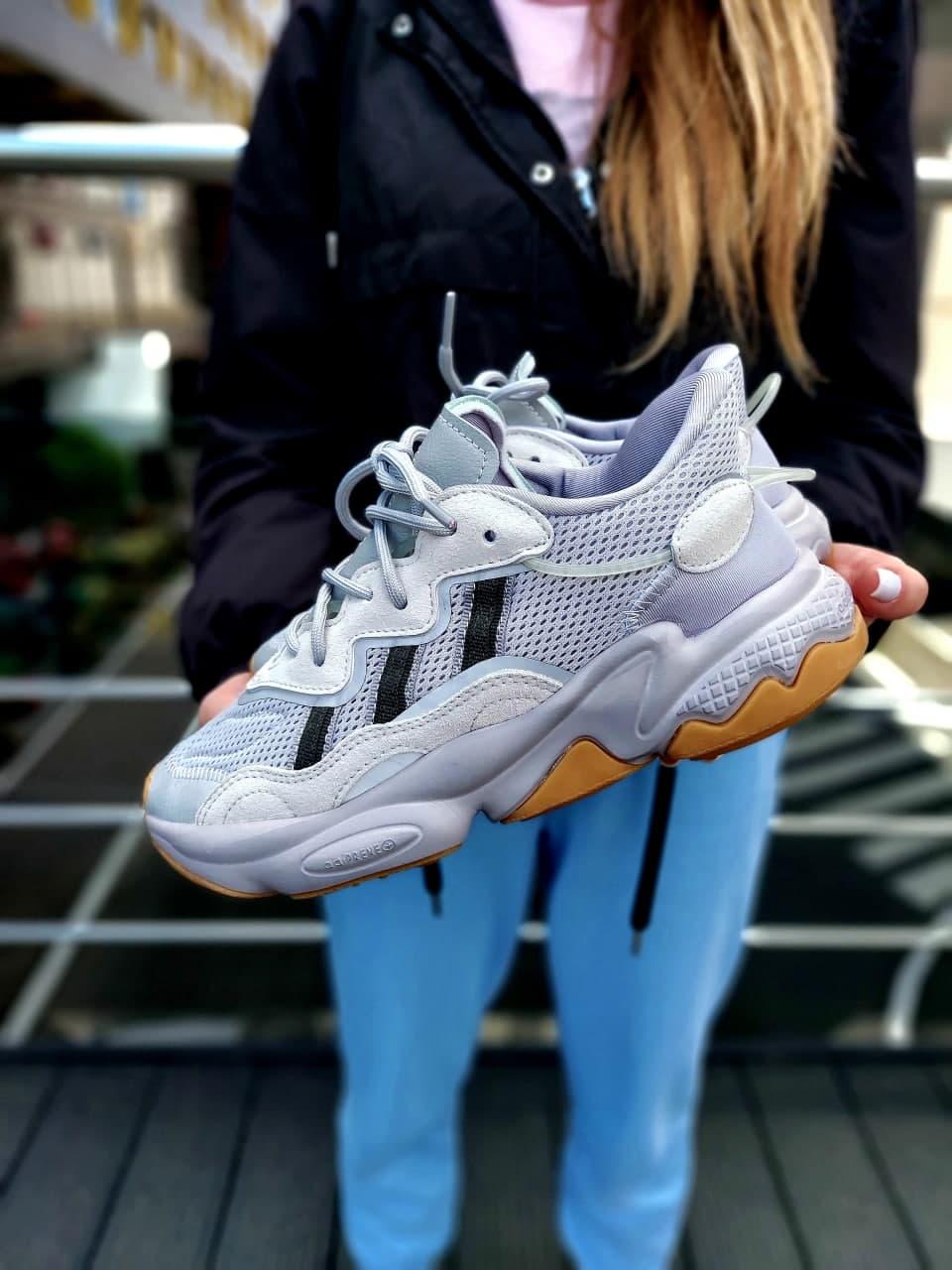 Купить Женские кроссовки фиолетовые Adidas Ozweego Purple. Женские ...