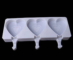 Ескімо Серце силіконова форма для мусових тістечок та морозива