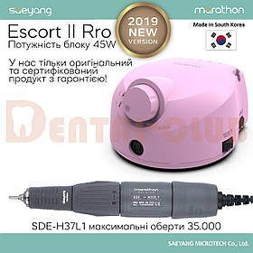 Saeyang Marathon Escort 2 Pro New Pink - мікромотор зуботехнічний з мікромотором H37L1 35000 об/хв