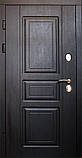 Двері вхідні металеві вуличні Прованс двоколірна МДФ ПВХ Венге-темний 850х2040х110 Ліве/Праве, фото 2