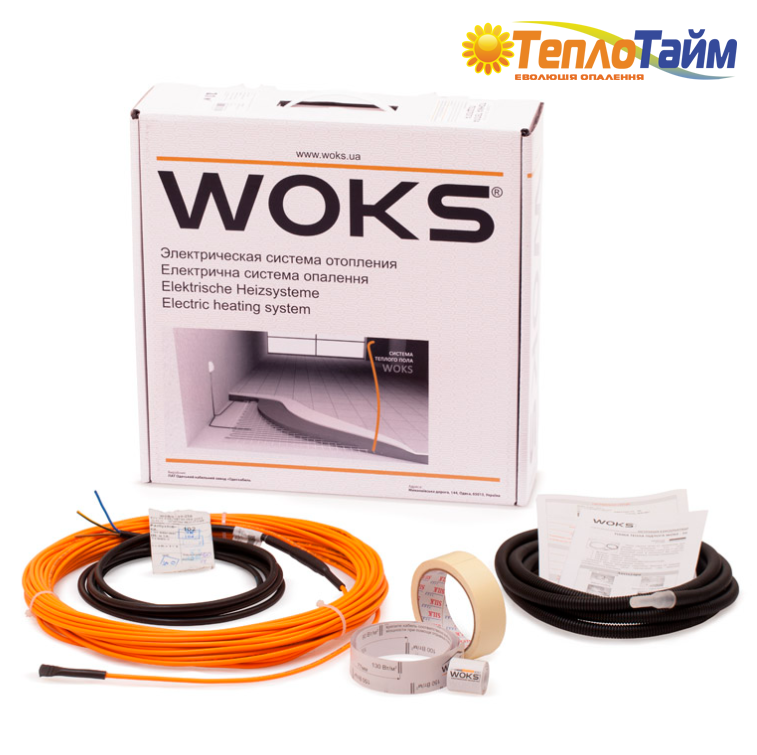 Комплект для тонкої теплої підлоги WOKS-10