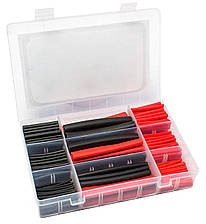 Набір термоусадки з клеєм (термоусадочна трубка) 270 шт. НТ-2 (2 кольори)