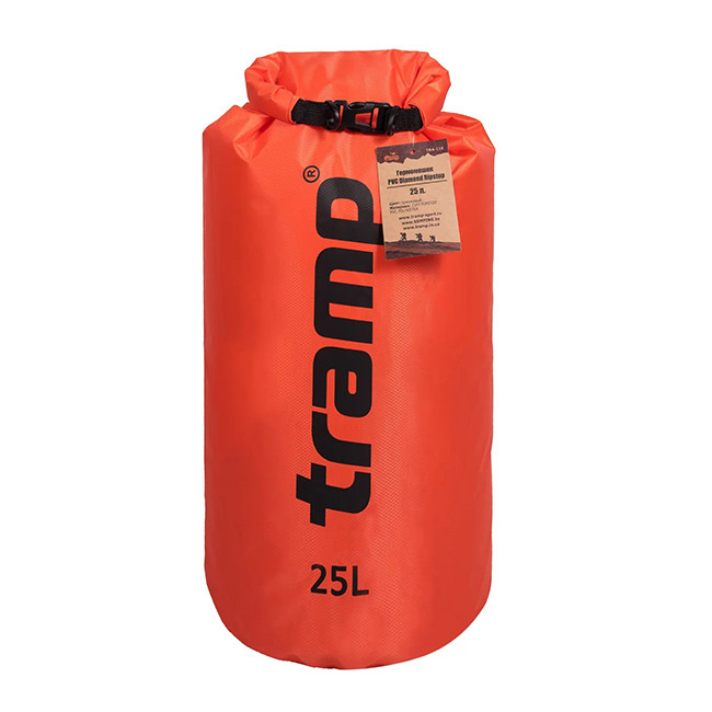 Гермомішок 25 л Tramp PVC Diamond Rip-Stop TRA-118-orange (SHiz12786), фото 1