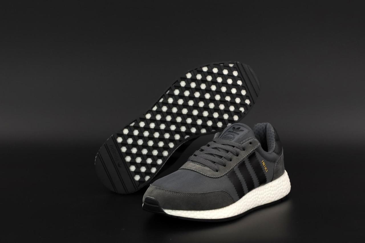 Кросівки Adidas Iniki Runner Адідас кросівки ініки чоловічі сірі