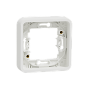 Рамка 1-постова без гвинтів IP55 біла Mureva Styl Schneider Electric MUR39107