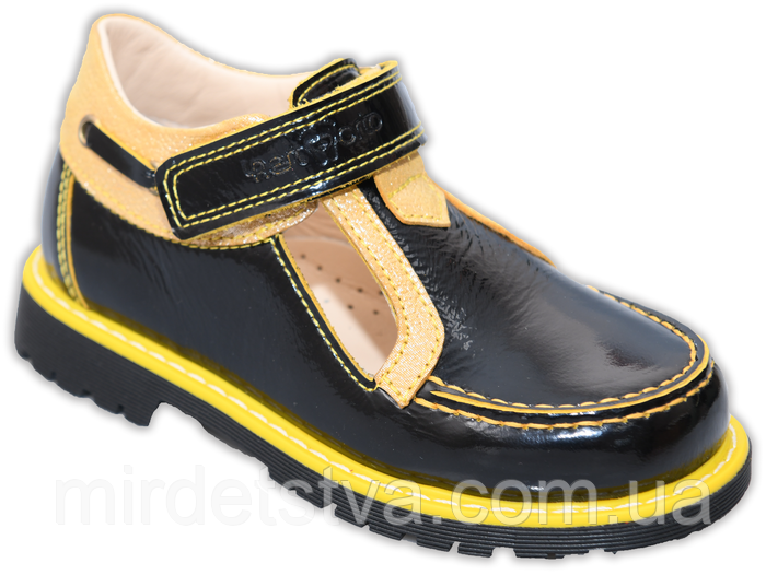 Дитячі ортопедичні туфлі Форест Орто чорні 4Rest Orto 06-317 розмір 21 - 36, фото 1