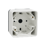 Одномісний бокс для поверхневого монтажу IP55 білий Mureva Styl Schneider Electric MUR39911