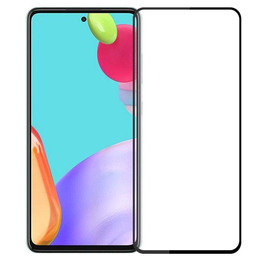 Скло захисне для Samsung A525 | A52 (2021) (0,3мм, 5D, чорне) Full Glue