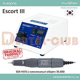 Мікромотор зуботехнічний Marathon Escort III (марафон єскорт 3) з наконечником SDE-SH37L1 35000 об/хв