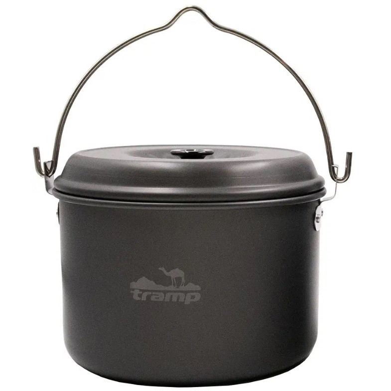 Казанок туристичний Tramp TRC-041 анодований з кришкою 7 л, фото 1