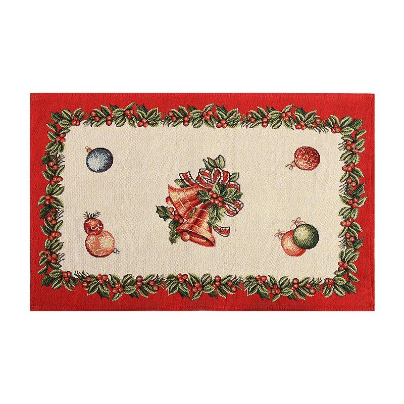 Серветка новорічна з гобелена з люрексом "Улюблене свято" Villa Grazia Premium, фото 1