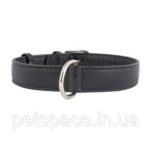 Нашийник Collar WauDog Glamour (без прикрас 9мм./18-21см., чорний)