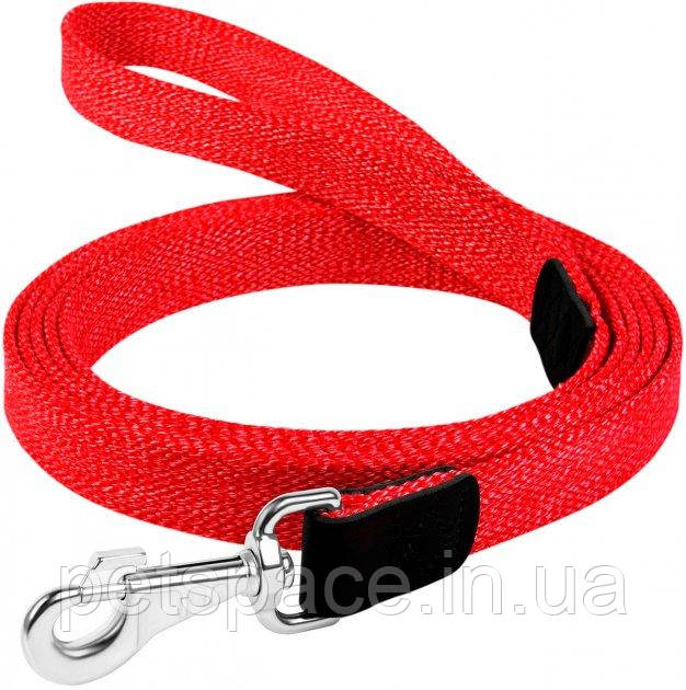 Поводок Collar (брезентовий, червоний, 25мм/300см)