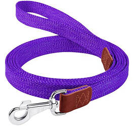 Поводок Collar (брезентовий, фіолетовий, 25мм/300см)