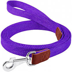 Поводок Collar (брезентовий, фіолетовий, 35мм/300см)