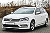 Пороги VW Passat B7 R-line елерон тюнінг обвіс, фото 2