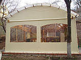 М'які ПВХ вікна для терас і альтанок, виготовлення м'яких ПВХ вікон, пвх стінки для альтанок, фото 3